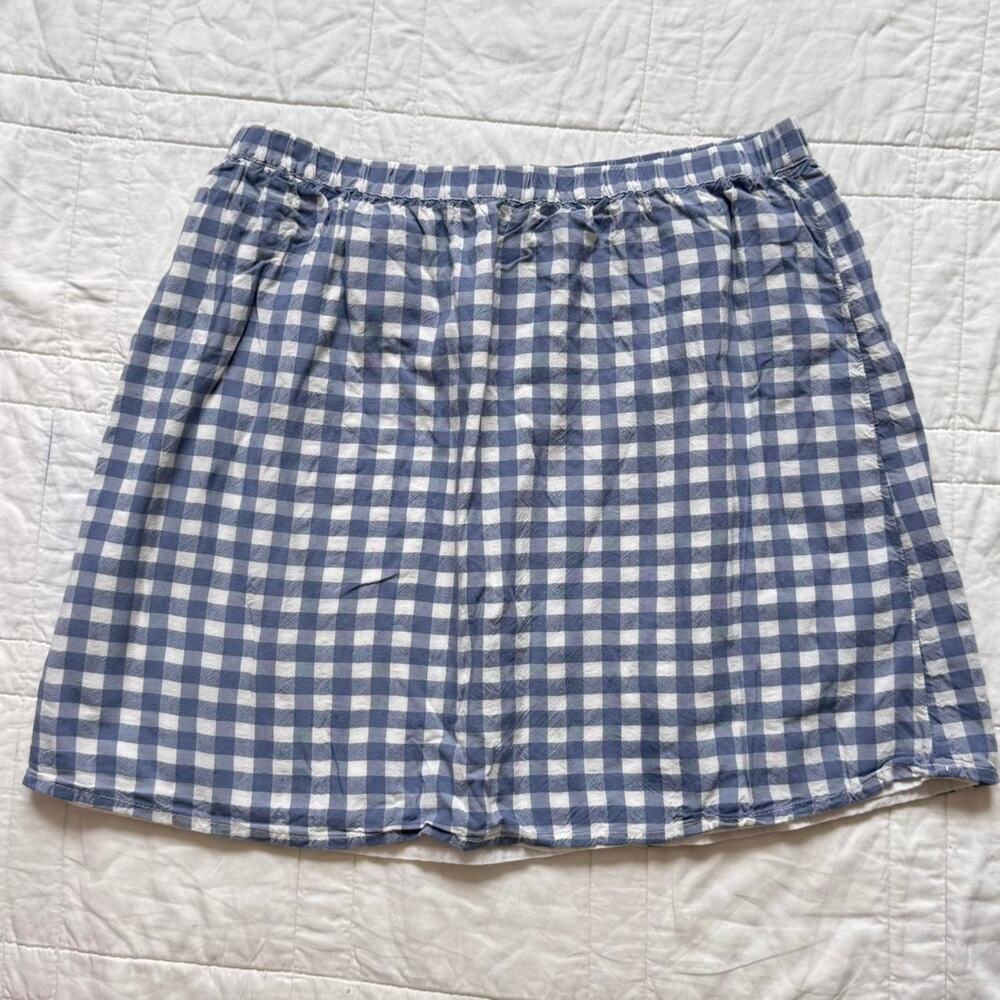 Free Assembly‎ mini skirt womens Large gingham check picnic cottagecore boho